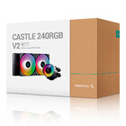 Water Cooler Deepcool Castle 240mm V2 Rgb Preto - Dp-gs-h12ar
