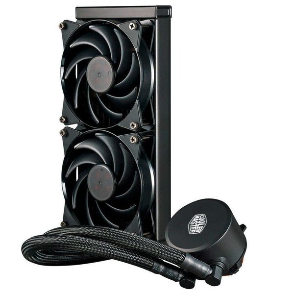 Water Cooler Master Liquid 240v Dual Fan Mlx-d24m-a20pw-r1 -