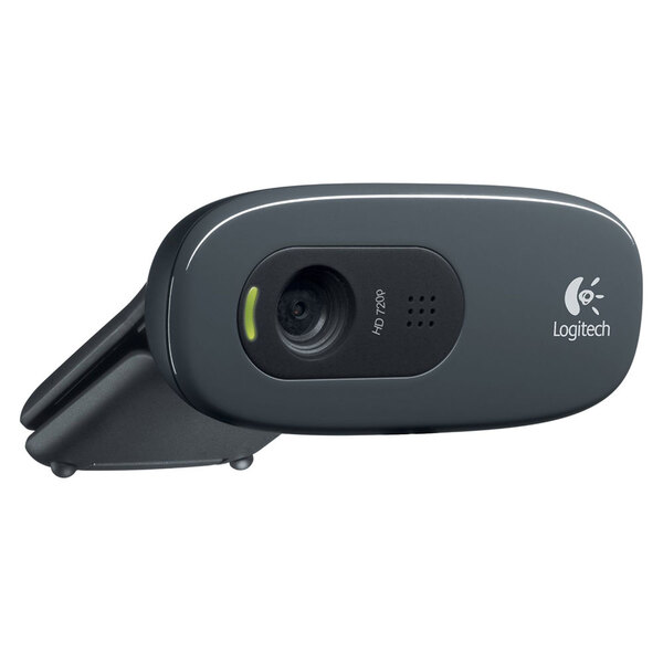 Web Cam Logitech C270 Hd 720p 3 Megapixels Com Microfone Cor
