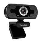 Webcam Usb Hd Cyber Base Giratoria 360 Com Microfone Preto Le