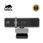 Webcam Viribus W80 Full Hd 1080p Microfone Integrado Preta
