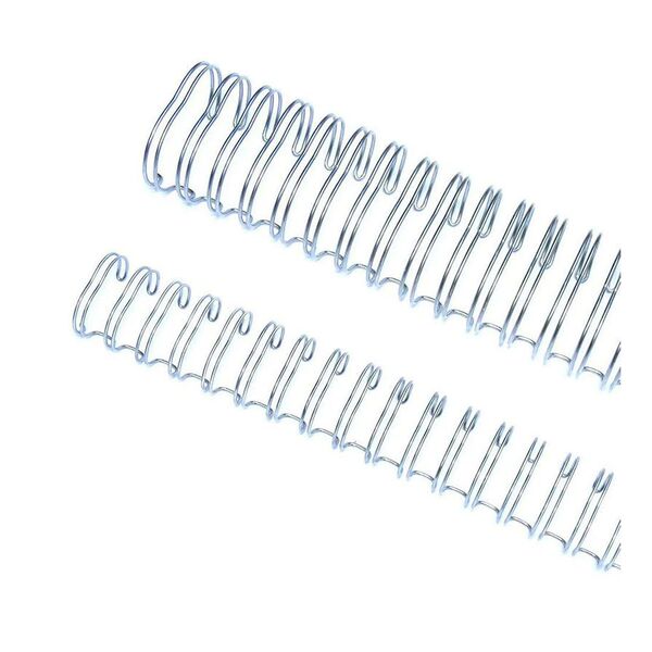 Wire-o Garra Duplo Anel 5/8" Para 120 Fls Carta 2x1 Prata(sil