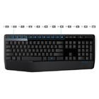 Wireles Combo Logitech Teclado + Mouse Sem Fio Mk345 Usb Preto