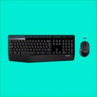 Wireles Combo Logitech Teclado + Mouse Sem Fio Mk345 Usb Preto