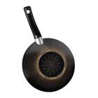 Wok Antiaderente Com Tampa 28 Cm Preto Inova Rochedo R2x1byb61