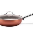 Wok Com Tampa - Curry 28 X 8 Cm Cobre  Brinox