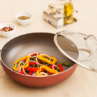 Wok Com Tampa - Curry 28 X 8 Cm Cobre  Brinox