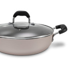 Wok Com Tampa E Alças 3 55 Litros Saffron - Brinox 28 Cm Cham