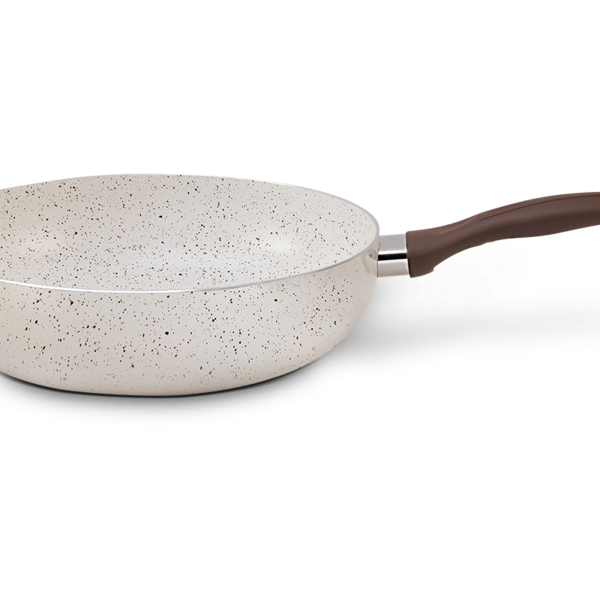 Wok Ø24 Ceramic.life Smart Plus - Brinox 24 Cm Vanilla Brinox