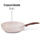 Wok Ø28 Ceramic Life Granada Indução - Brinox 28 Cm Vanilla B