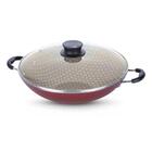 Wok Paris Aluminio Antiaderente 6l Vermelho Com Espumadeira T