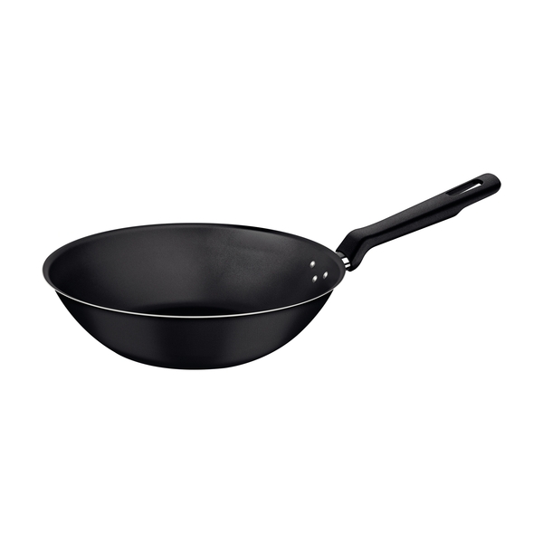 Wok Tramontina Loreto em Alumínio com Revestimento Interno e Externo em Antiaderente Starflon Max Grafite 24cm 2,2L
