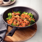 Wok Tramontina Loreto em Alumínio com Revestimento Interno e Externo Antiaderente Starflon Max Grafite 28cm 3,6L