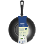 Wok Tramontina Loreto em Alumínio com Revestimento Interno e Externo Antiaderente Starflon Max Grafite 28cm 3,6L
