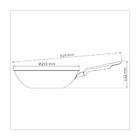 Wok Tramontina Loreto Em Alumínio Com Revestimento Interno E