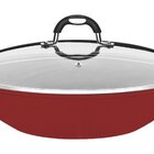 Wok Tramontina Mônaco Alumínio Antiaderente Vermelha