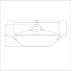 Wok Tramontina Mônaco Alumínio Antiaderente Vermelha