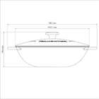 Wok Tramontina Trento Em Ferro Esmaltado Com Revestimento Int