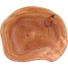 Wood Centro Mesa 10x23x23cm Madeira Natural