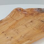Wood Centro Mesa 5x44x31cm Madeira Natural