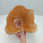 Wood Centro Mesa Decorativo Enfeite 17x37x32cm Madeira Natural