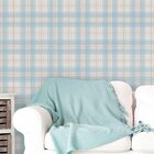 Xadrez Azul Claro - Papel De Parede - 300