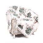 Xale Decoração Xale Estampado Floral 1,50m X 1,50m Tecido Jac