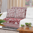 Xale Grécia Vinho Valle Enxovais 5 Peças