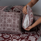 Xale Grécia Vinho Valle Enxovais 5 Peças