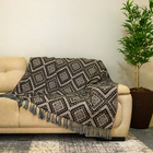 Xale Manta Grande Para Sofá 3 Lugares Decorativo Estampa Agra