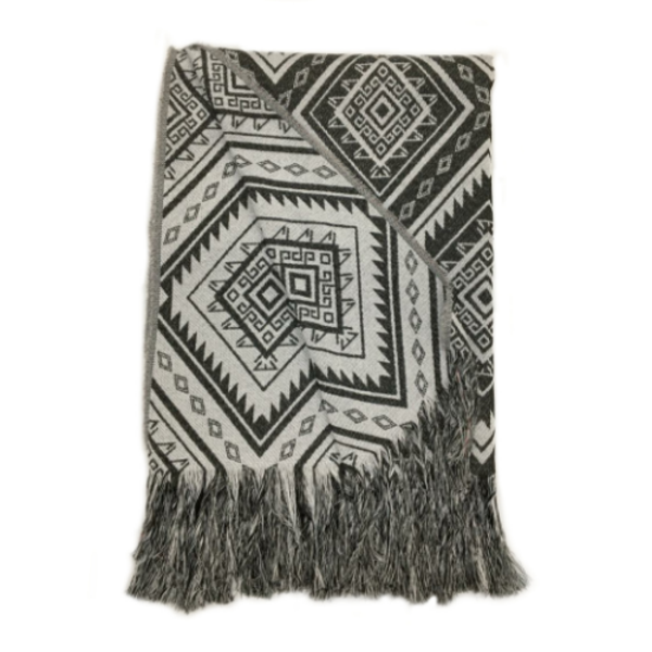 Xale Manta Grande Para Sofá 3 Lugares Decorativo Estampa Agra