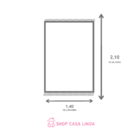 Xale Manta Grande Para Sofá 3 Lugares Decorativo Estampa Agra