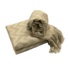 Xale Manta Grande Para Sofá 3 Lugares Decorativo Estampa Pari