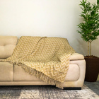 Xale Manta Grande Para Sofá 3 Lugares Decorativo Estampa Pari