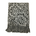 Xale Manta Sofá Jacquard 2,10mx1,40m Cancún Cinza Premium