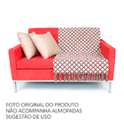 Xale Manta Sofá Jacquard Protege Marrocos7 Vinho 1,80mx1,40
