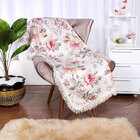 Xale Sofá Estampada 2,30m X 1,50m Com Franja Tecido Jacquard