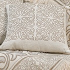 Xale Sofá Jacquard Rústico Corinto 5 Peças Caqui