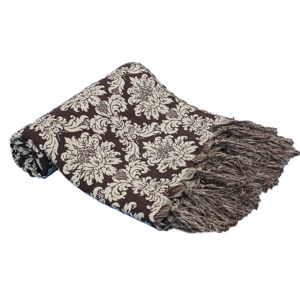 Xale Sofá Premium Luxo Moderna Arandela12s Marrom 1,80x1,40