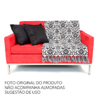 Xale Sofá Premium Luxo Moderna Medalhão Black19s Pr1,80x1,40