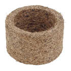 Xaxim de Fibra Palmeira - Tamanho M  (A: 14cm; L: 21cm; C: 21cm)