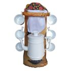 Xicara Café Gourmet Branco Suporte Coador 6 Canecas Bule 1 Li