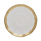 Xícara Café Porcelana Dubai Branco Dourado Dubai 90ml Wolff