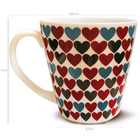 Xícara Caneca Cerâmica Presente Namoro Café Chá 405ml Corona