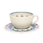 Xícara Chá 200 Ml C/ Pires Cerâmica Unni Cosmic Oxford