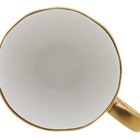 Xícara Chá Porcelana Dubai Branco Dourado Dubai 200ml Wolff