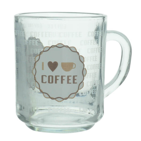 Xícara Colorida Fiesta I Love Coffee 245ml Wincy