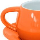 Xícara Com Pires 150ml Tropeiro – Mondoceram Gourmet - Laranja