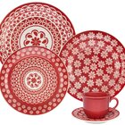 Xícara Com Pires Floreal Renda Oxford® Cerâmica 200ml