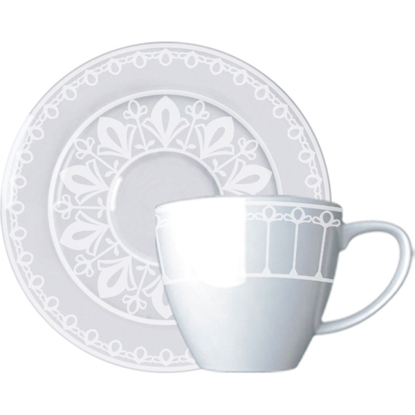 Xícara De Café 6 Peças 100ml Porcelana Versa Palace Germer